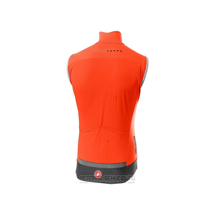 2021 Windweste Castelli Orange Trikot Kurzarm und Tragerhose - zum Schließen ins Bild klicken